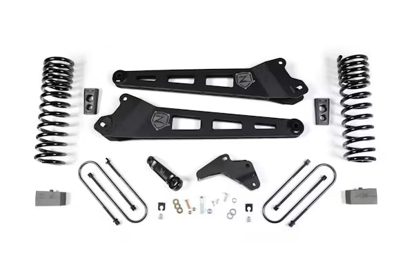 Zone Offroad D136 4.5" inch Radius Arm Lift Kit - 2 Rear Blocks | 2013-2018 RAM 3500 6.7L Cummins 4WD