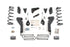Zone Offroad D34 6 inch Coil Spring Lift Kit - 3.5 inch Rear Axle | 2008 Dodge RAM 1500 Mega Cab/2500/3500 4WD Gas