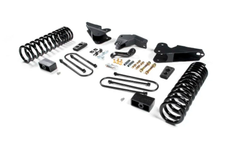Zone Offroad D50 4.5 inch Standard Lift Kit - 3 inch Rear Lift Blocks | 2013-2018 RAM 3500 6.7L Cummins 4WD