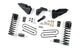 Zone Offroad D50 4.5 inch Standard Lift Kit - 3 inch Rear Lift Blocks | 2013-2018 RAM 3500 6.7L Cummins 4WD