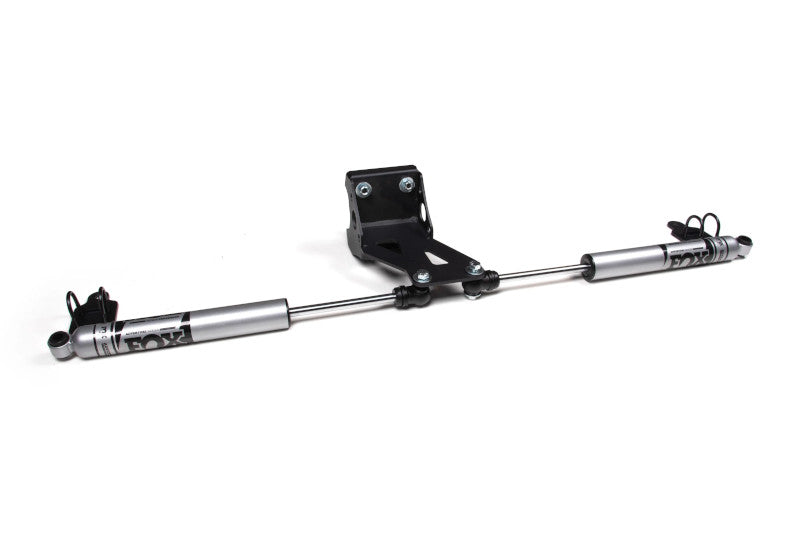 Zone Offroad F102F Dual Steering Stabilizer Kit with FOX Adventure Series Shocks | 2005-2024 Ford F250/F350