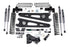 Zone Offroad F108F 4 inch Lift Kit with Radius Arm and 2 inch Rear Lift Block Kit for 2-Leaf Main (FOX 2.0 Adventure Series) | 2017-2019 Ford F250/F350 6.7L Powerstroke