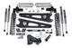Zone Offroad F108F 4 inch Lift Kit with Radius Arm and 2 inch Rear Lift Block Kit for 2-Leaf Main (FOX 2.0 Adventure Series) | 2017-2019 Ford F250/F350 6.7L Powerstroke