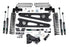 Zone Offroad F108N 4 inch Lift Kit with Radius Arm and 2 inch Rear Lift Block Kit for 2-Leaf Main (Nitro Series Shocks) | 2017-2019 Ford F250/F350 6.7L Powerstroke