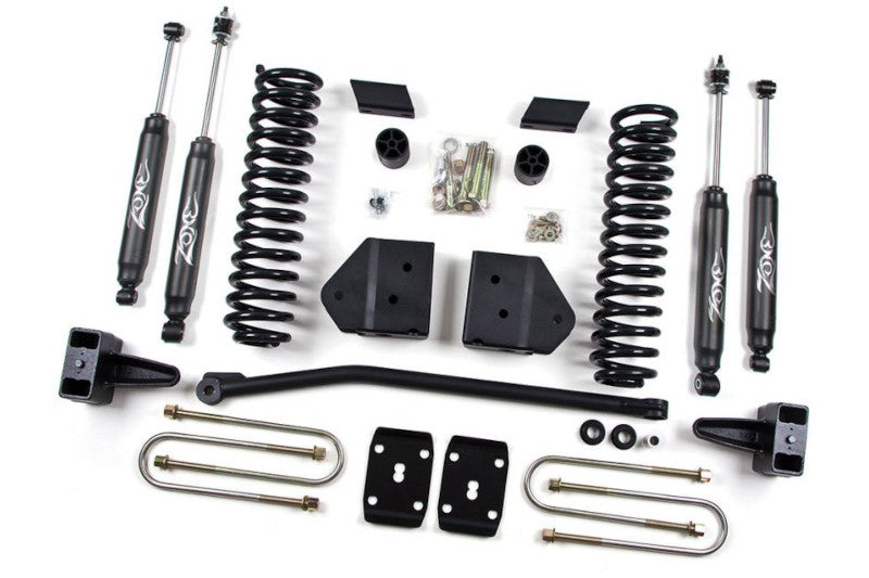 Zone Offroad F6/F12 4 inch Suspension System Fits | 2008-2010 Ford F250/F350 Powerstroke 4WD