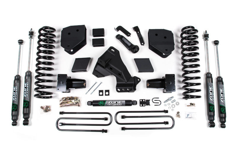 Zone Offroad F59N 5 inch Lift Kit (Nitro Series Shocks) | 2020-2022 Ford F250/F350 Gas