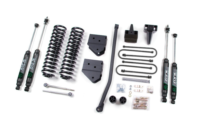 Zone Offroad F5 4 inch Lift Kit (No Shocks) | 2005-2007 Ford F250/F350 6.0L Powerstroke