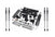 Zone Offroad F64F 7 inch Radius Arm Lift Kit with Fox Shocks | 2020-2022 Ford F250/F350 Super Duty 4WD 6.7L Powerstroke