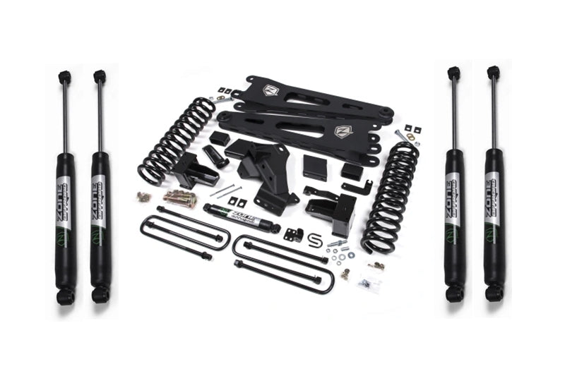 Zone Offroad F69N 6 inch Radius Arm Lift Kit with Nitro Shocks | 2020-2021 F350 Dually Diesel