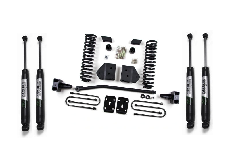 Zone Offroad F6N 4 inch Standard Lift Kit with Nitro Shocks | 2008-2010 Ford F250/F350 Powerstroke 4WD