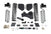 Zone Offroad F87 4 inch Lift Kit with Dual Stabilizer for 3 Leaf Main (No Shocks) | 2017-2019 Ford F250/F350 6.7L Powerstroke