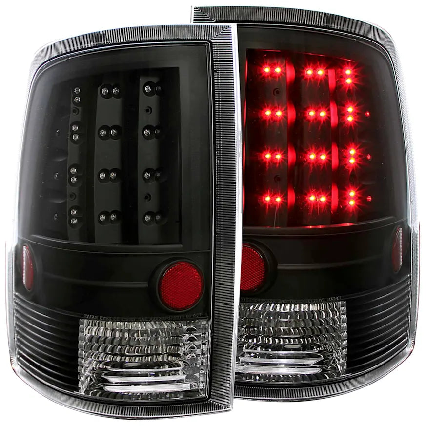 ANZO 311144 Black LED Tail Lights | 2010-2018 Dodge RAM 2500/3500 6.7L Cummins