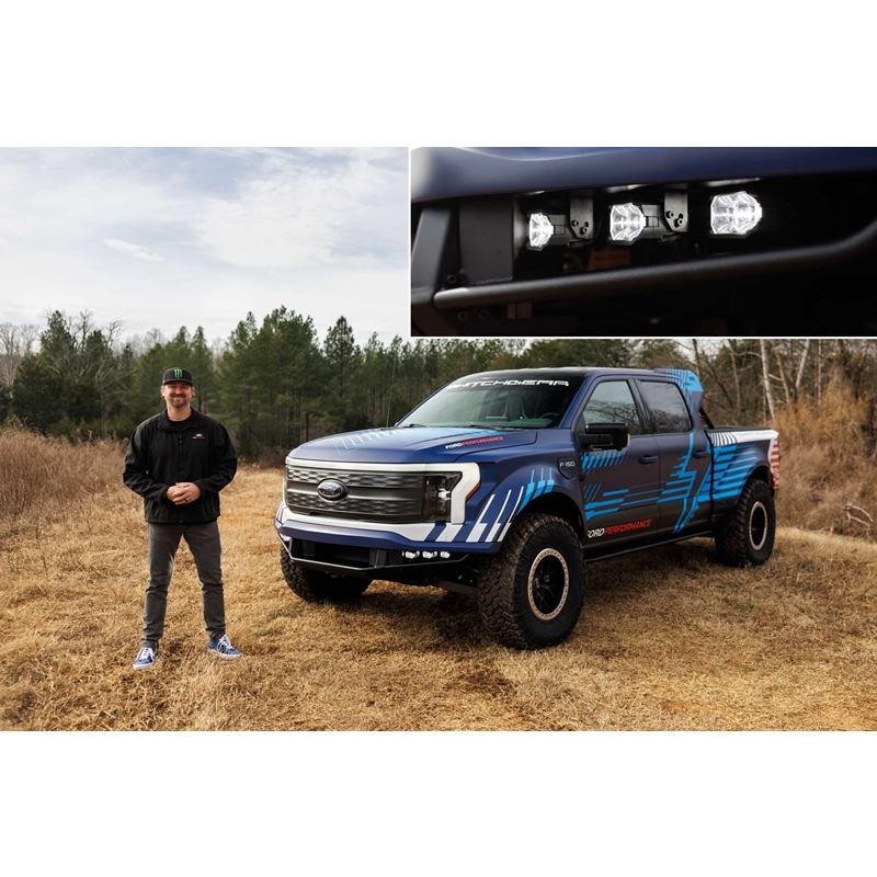 Morimoto BAF104 2Banger LED Pods NCS Spot Beam - White | Universal