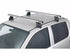 Rhino Rack JA7944 Heavy Duty RLT600 Ditch Mount Silver 2 Bar Roof Rack | 2019-2024 RAM 2500/3500 6.7L Cummins