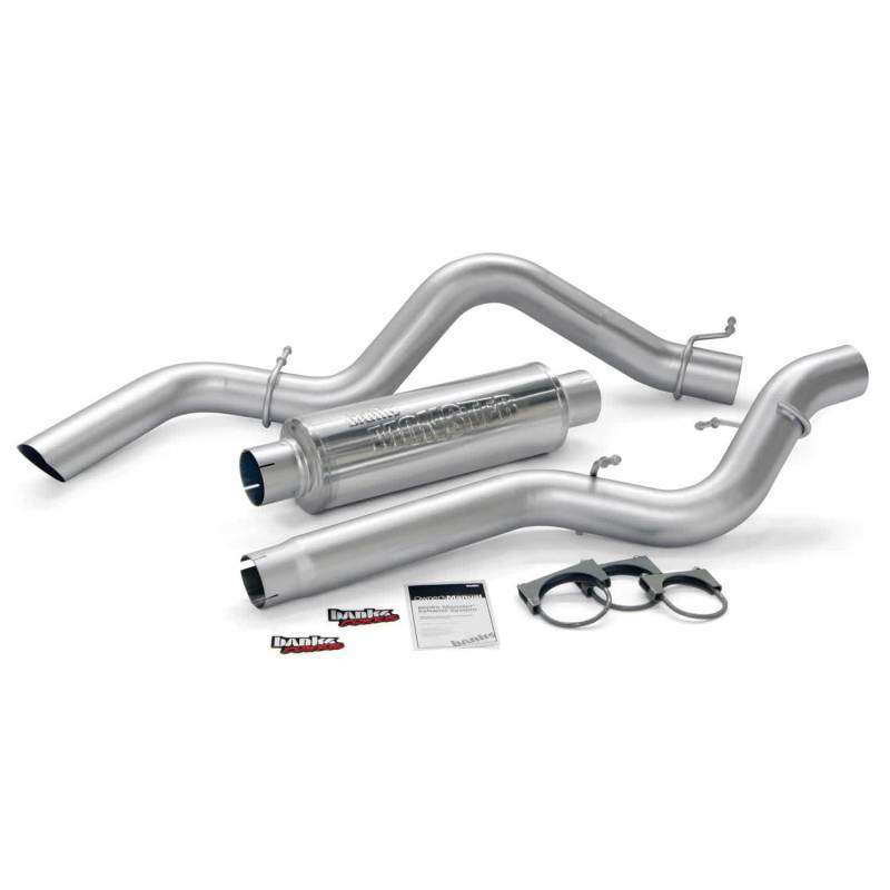 Banks 48772 Monster Sport Exhaust System | 2006-2007 GM Silverado/Sierra 2500HD/3500HD 6.6L Duramax LBZ Standard Cab Long Bed