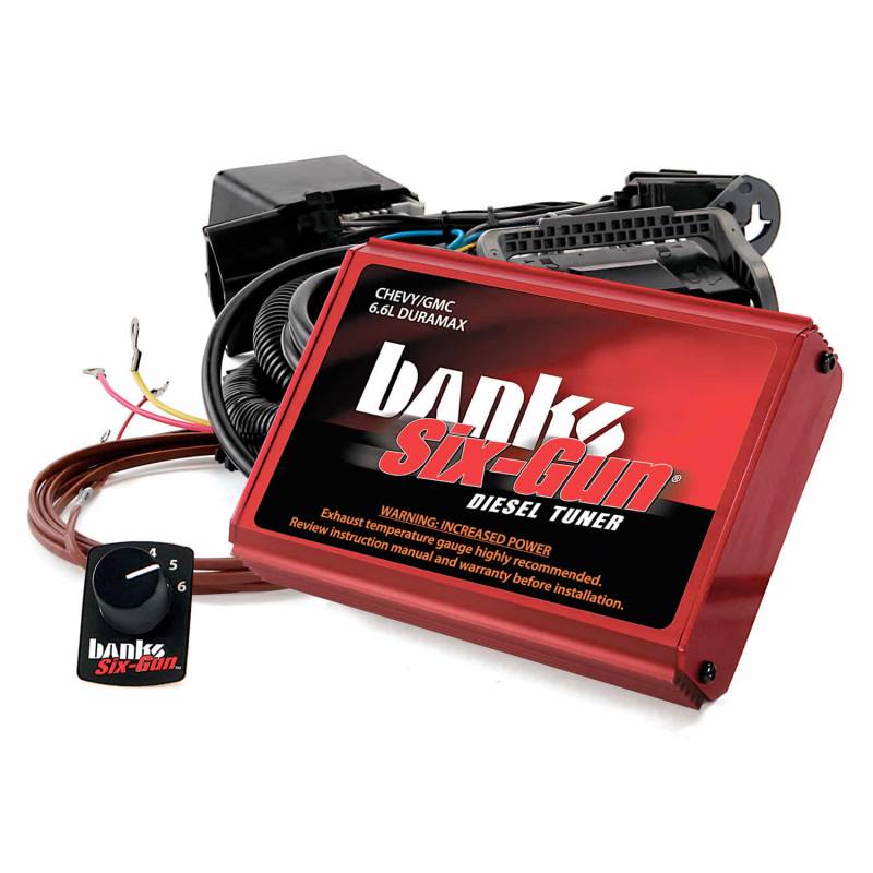 Banks 63767 Six-Gun Diesel Tuner with Switch | 2001-2004 GM Silverado/Sierra 2500HD/3500HD 6.6L Duramax LB7