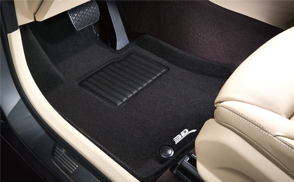 3DM L1DG02102209 Classic Black Floor Mats | 2012-2015 RAM 2500/3500