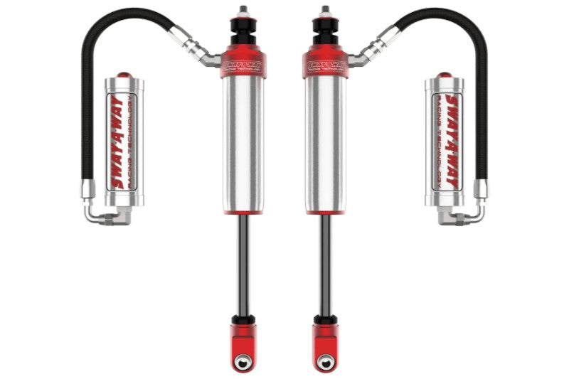 aFe 301-5600-15 Sway-A-Way 2.5 Front Shock Kit with Remote Reservoirs 2-3.5 inch Lift | 2017-2023 Ford F250/F350 Powerstroke 4WD