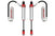 aFe 301-5600-15 Sway-A-Way 2.5 Front Shock Kit with Remote Reservoirs 2-3.5" inch Lift | 2017-2024 Ford F250/F350 Super Duty 4WD