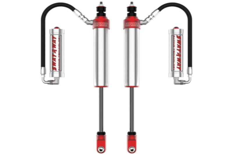 aFe 301-5600-16 Sway-A-Way 2.5 Front Shock Kit with Remote Reservoirs 4-6 inch Lift | 2017-2023 Ford F250/F350 Powerstroke 4WD