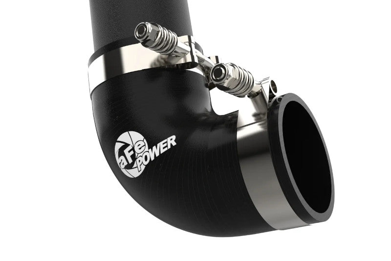 aFe 46-20689-B BladeRunner 3 inch Black Aluminum Cold Charge Pipe | 2023-2024 Ford F250/F350 6.7L Powerstroke