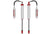 aFe 302-0056-10 Sway-A-Way 2.5 Rear Shock Kit with Remote Reservoirs 0-1.5 inch Lift | 2017-2023 Ford F250/F350 Powerstroke 4WD