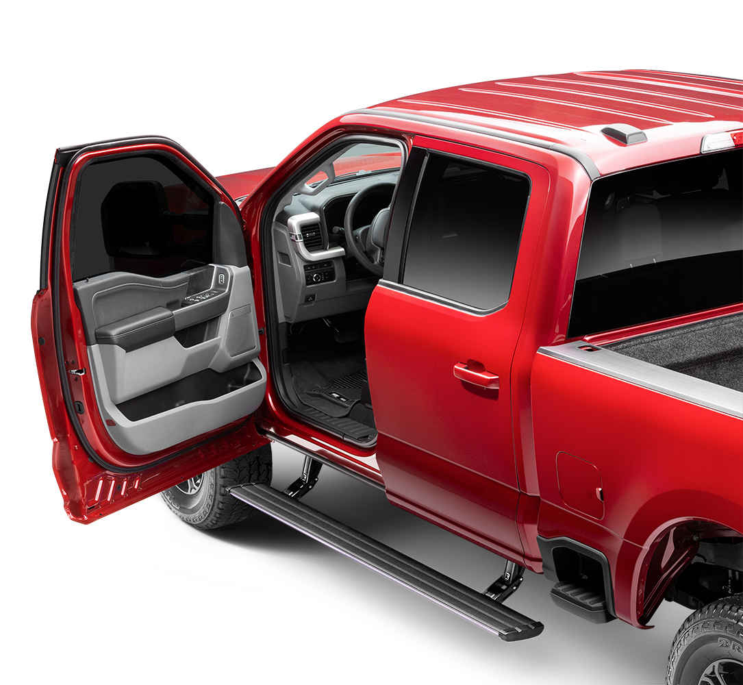 AMP Research 96255-01A PowerStep Vision Running Boards | 2024-2025 GM Silverado/Sierra 2500HD/3500HD