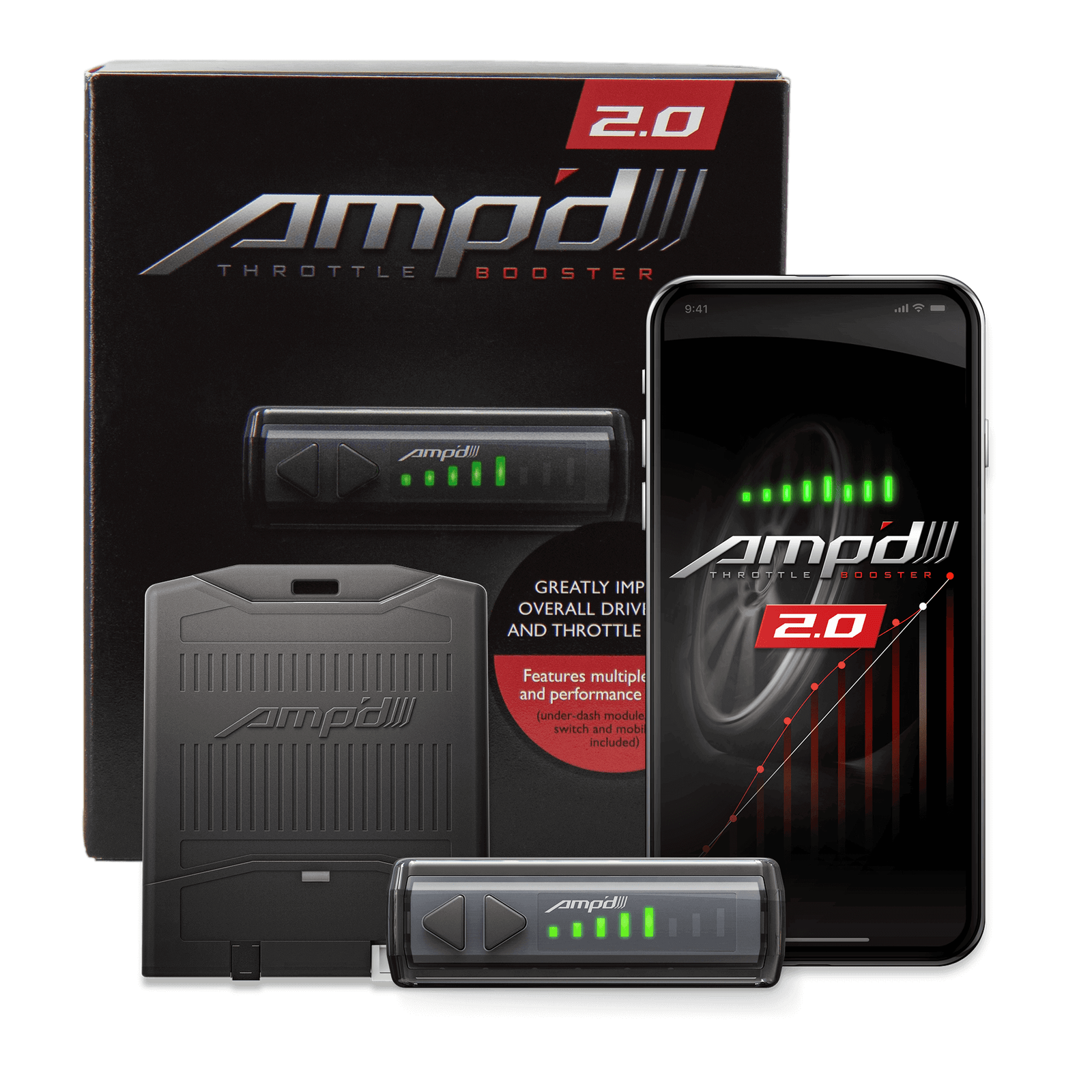 Edge 28867-D2 AMP'D 2.0 Throttle Sensitivity Booster | 2007-2019 GM Silverado/Sierra 2500HD/3500HD 6.6L Duramax 2500HD/3500HD