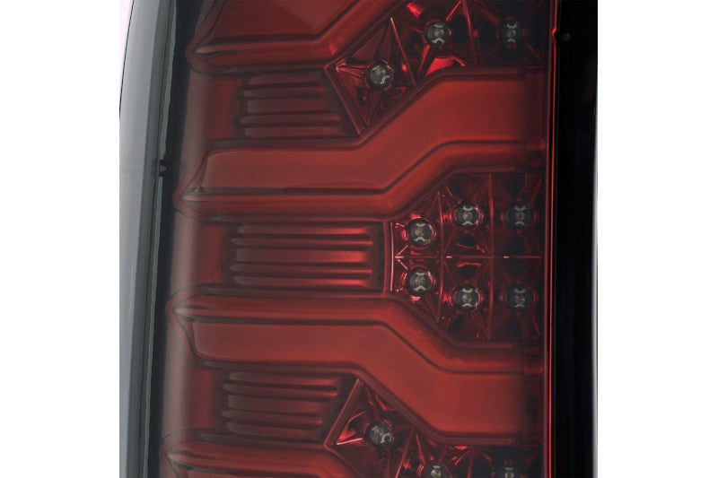 AlphaRex 620020 PRO Series Red Smoke LED Tail Lights | 2014-2019 GM Silverado/Sierra 1500/2500HD/3500HD