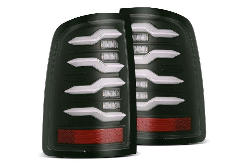AlphaRex 640000 LUXX Series Black LED Tail Lights | 2009-2020 Dodge RAM 1500