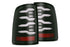 AlphaRex 640000 LUXX Series Black LED Tail Lights | 2009-2020 Dodge RAM 1500
