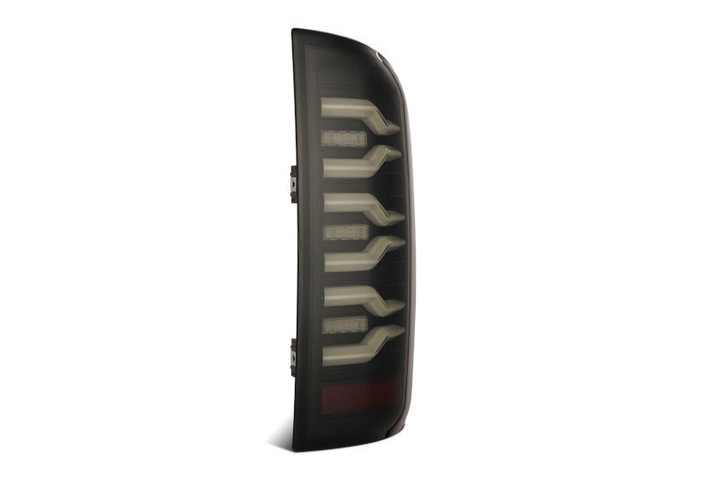 AlphaRex 641040 LUXX Series Black LED Tail Lights | 2007-2009 Dodge RAM 1500/2500/3500