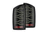 AlphaRex 641050 LUXX Series Alpha Black LED Tail Lights | 2007-2009 Dodge RAM 1500/2500/3500