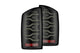 AlphaRex 641050 LUXX Series Alpha Black LED Tail Lights | 2007-2009 Dodge RAM 1500/2500/3500