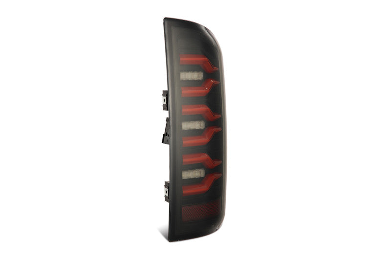 AlphaRex 641060 LUXX Series Black/Red LED Tail Lights | 2007-2009 Dodge RAM 1500/2500/3500