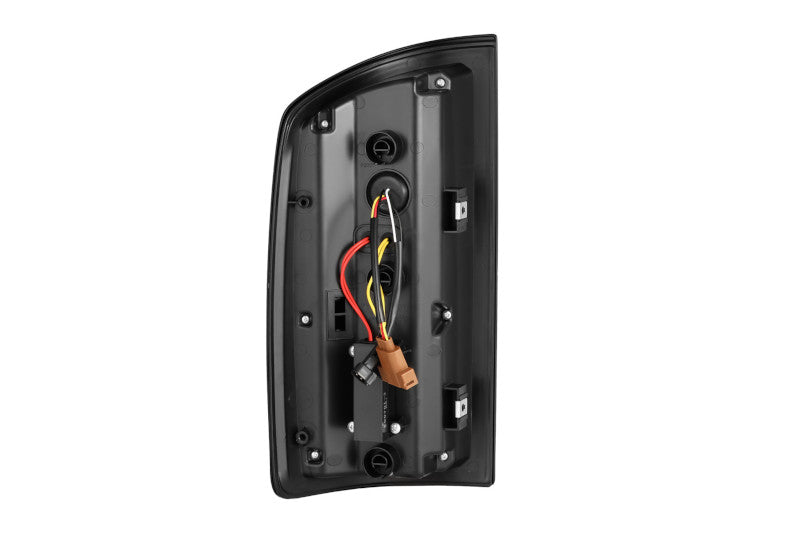 AlphaRex 641060 LUXX Series Black/Red LED Tail Lights | 2007-2009 Dodge RAM 1500/2500/3500