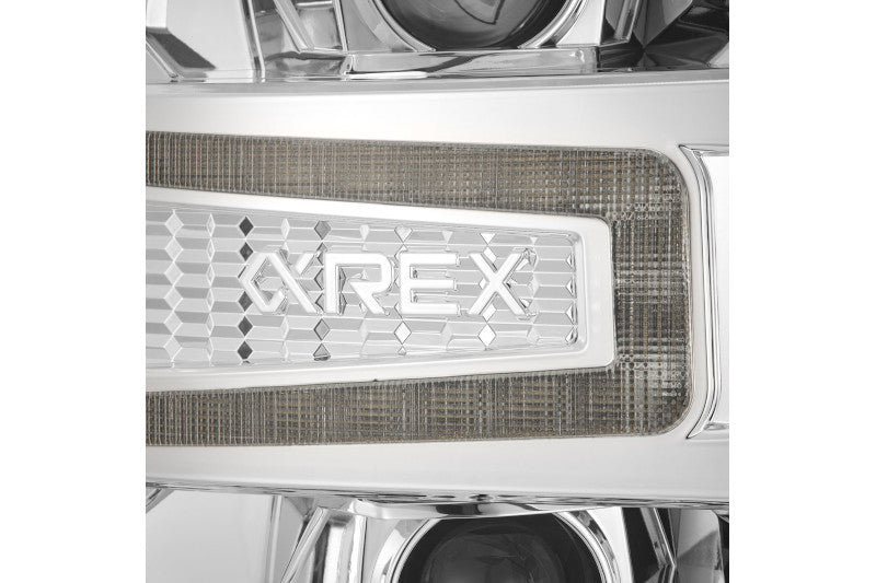 AlphaRex 880235 LUXX Series Chrome LED Projector Headlights| 2016-2018 Silverado 1500
