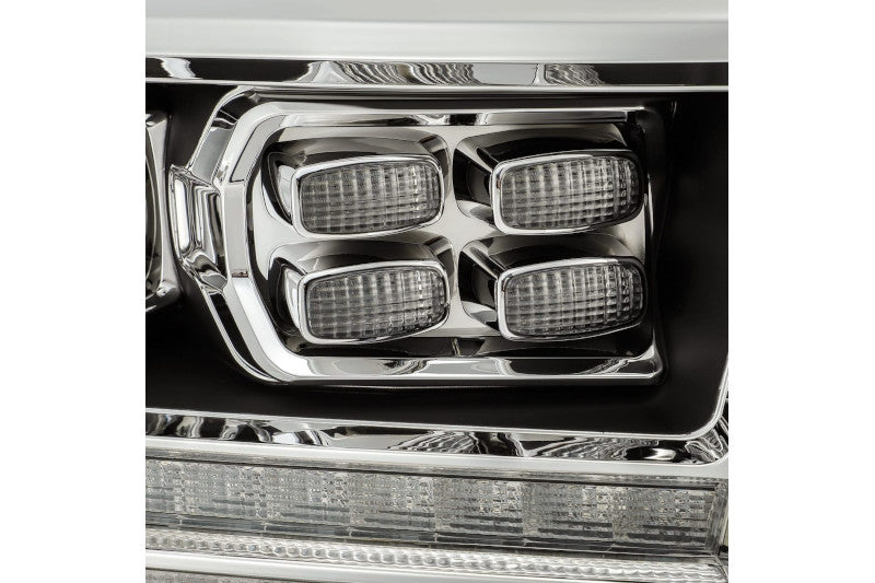 AlphaRex 880526 5th Gen LUXX Series Black LED Projector Headlights | 2009-2018 Dodge RAM 2500/3500