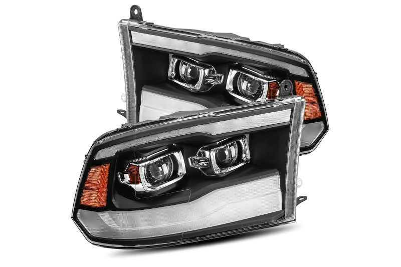 AlphaRex 880539 LUXX Series Black LED Projector Headlights | 2009-2018 Dodge RAM 1500/2500/3500HD