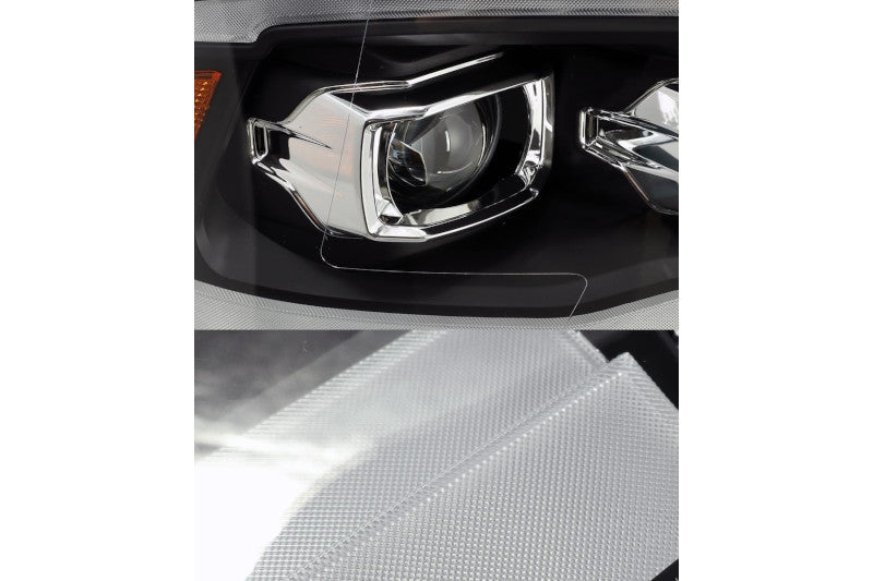 AlphaRex 880539 LUXX Series Black LED Projector Headlights | 2009-2018 Dodge RAM 1500/2500/3500HD