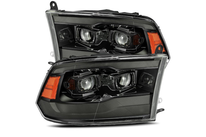 AlphaRex 880540 LUXX Series Alpha Black LED Projector Headlights | 2009-2018 RAM 1500/2500/3500HD