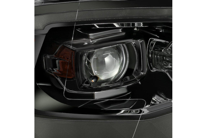 AlphaRex 880540 LUXX Series Alpha Black LED Projector Headlights | 2009-2018 RAM 1500/2500/3500HD