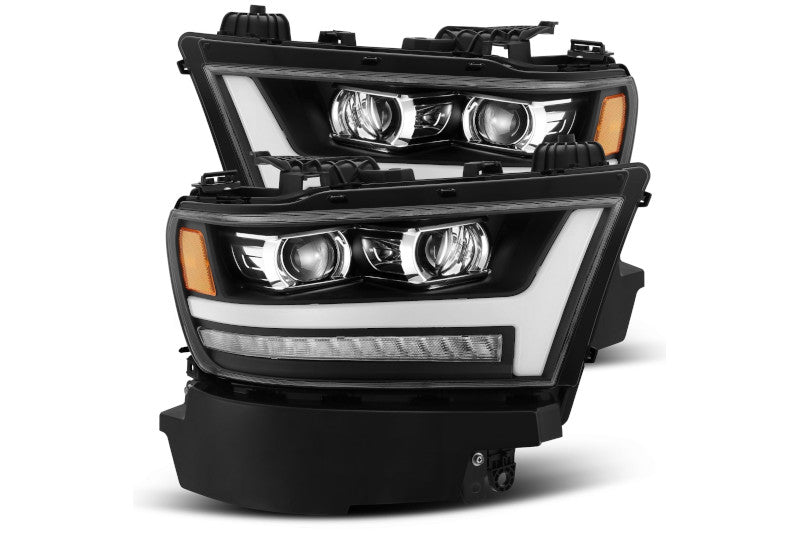 AlphaRex 880543 LUXX Series Black LED Projector Headlights | 2019-2023 RAM 1500
