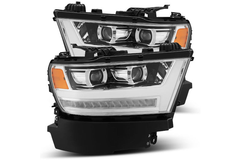 AlphaRex 880544 LUXX Series Chrome LED Projector Headlights | 2019-2023 RAM 1500