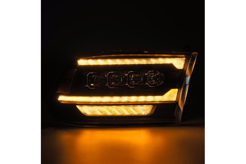 AlphaRex 880555 MK II NOVA Series Black LED Projector Headlights | 2009-2018 RAM 1500/2500/3500HD