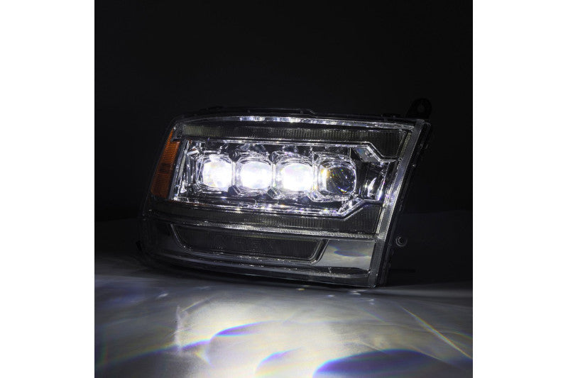 AlphaRex 880556 MK II NOVA Series Chrome LED Projector Headlights | 2009-2018 RAM 1500/2500/3500HD