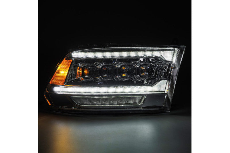 AlphaRex 880556 MK II NOVA Series Chrome LED Projector Headlights | 2009-2018 RAM 1500/2500/3500HD
