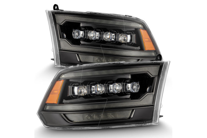 AlphaRex 880557 MK II NOVA Series Alpha Black LED Projector Headlights | 2009-2018 RAM 1500/2500/3500HD