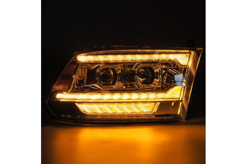 AlphaRex 880559 MK II LUXX Series Chrome LED Projector Headlights | 2009-2018 RAM 1500/2500/3500HD