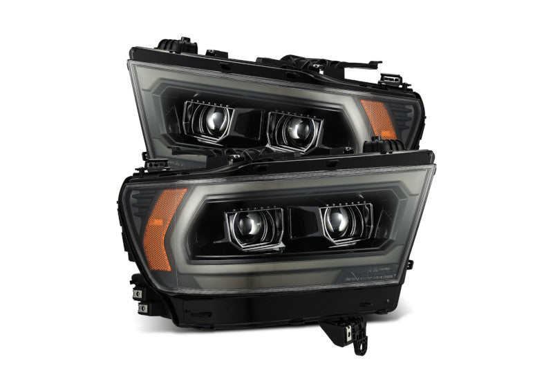 AlphaRex 880573 PRO Series Alpha Black Halogen Projector Headlights | 2019-2023 RAM 1500